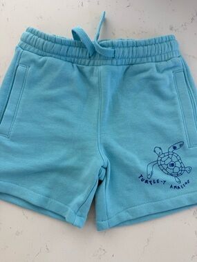 Marks & Spencer Light Blue Turtle Sweat Shorts